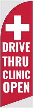 Picture of Drive Thru Clinic Feather Flags 872155786