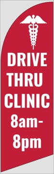 Picture of Drive Thru Clinic Feather Flags 872155798