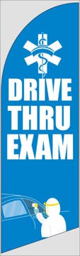 Picture of Drive Thru Clinic Feather Flags 872155809