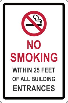 Picture of Designated Smoking Signs 860535061