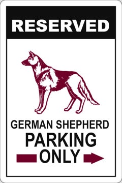 Picture of Dog Parking Sign 12671537