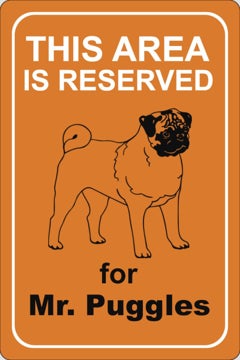 Picture of Dog Parking Sign 12672069
