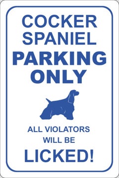 Picture of Dog Parking Sign 12674814