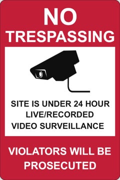 Picture of No Trespassing Signs 860406079