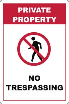 Picture of No Trespassing Signs 5452386