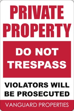 Picture of No Trespassing Signs 6384023
