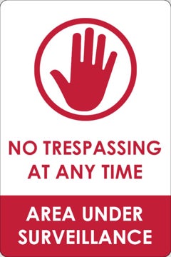 Picture of No Trespassing Signs 6384165