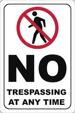 Picture of No Trespassing Signs 6384188