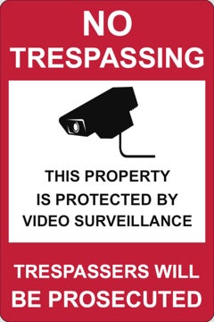 Picture of Surveillance Signs 860516280