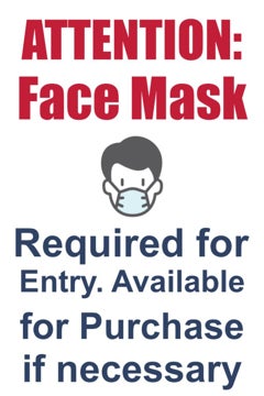 Picture of Face Masks Required 873128515