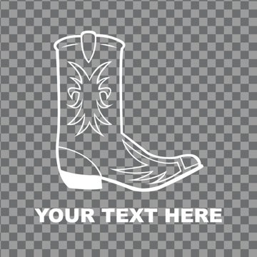 Picture of Cowboy Clear Decals 12586117