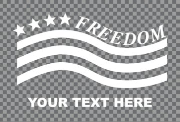 Picture of Patriotic Clear Decals 12732365