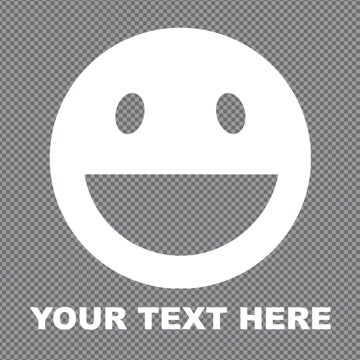 Picture of Smiley Clear Decals 12971506