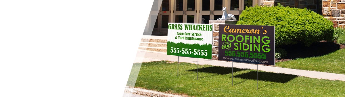 Custom Signs & Yard Signs | 20% OFF + FREE Shipping