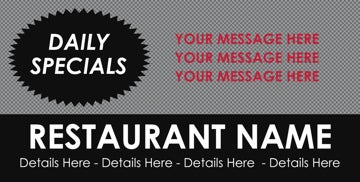 Picture of Food & Beverage Window Clings 12927564