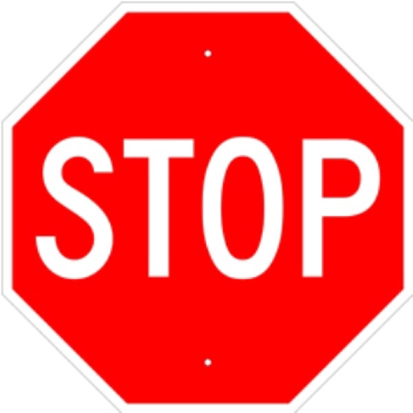 Stop Sign (.080 Reflective Aluminum) - 24" Octagon - .080 EFD Template Customization