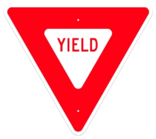 Yield Sign - 30" Triangle - .080 HIP Template Customization