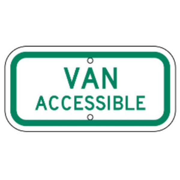 Van Accessible - 12"x 6" - .080 EGP Template Customization