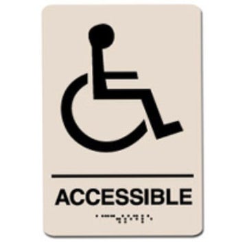 Picture of Accessible ADA Restroom Sign