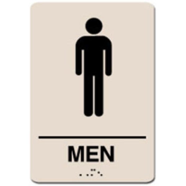 Men ADA Restroom Sign Template Customization