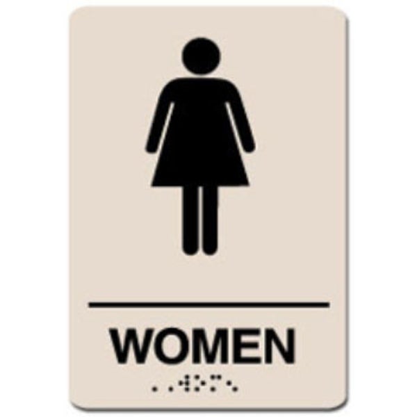 Women ADA Restroom Sign Template Customization