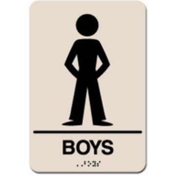 Picture of Boys ADA Restroom Sign