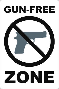 Picture of Gun Free Zone 17861419