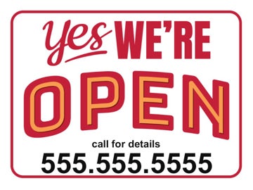 Picture of We're Open 873132534
