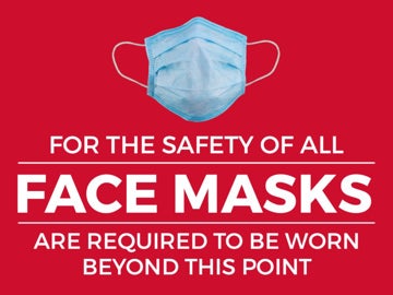 Picture of Face Masks Required 873132776
