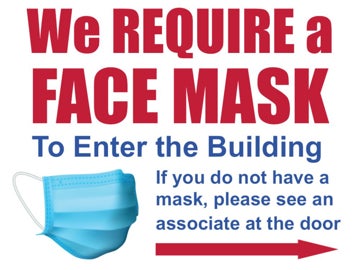 Picture of Face Masks Required 873132782