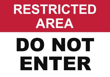 Picture of Restricted Area 15895738