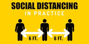 Picture of Social Distancing Banners 872117260