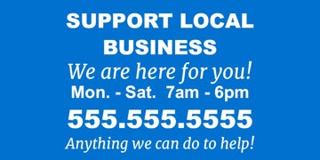 Picture of Support Local Banners 872119811
