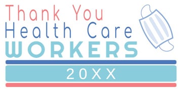 Picture of Thank You Healthcare Workers Banners 872188642