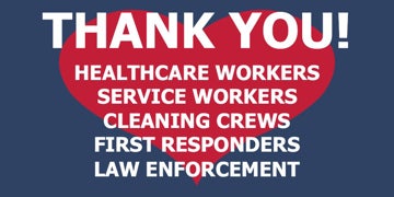 Picture of Thank You Healthcare Workers Banners 872188681