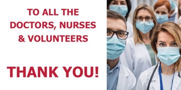 Picture of Thank You Healthcare Workers Banners 872188689