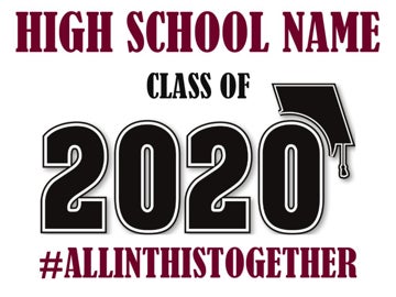Picture of 2020 Graduation Signs 872307473