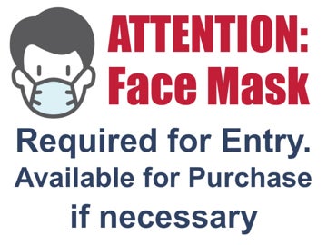 Picture of Face Masks Required Signs 872484637