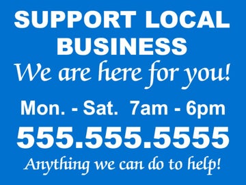 Picture of Support Local Signs 872186489