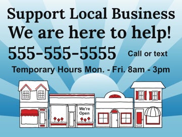 Picture of Support Local Signs 872186500