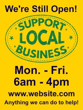 Picture of Support Local Signs 872186993