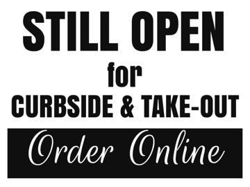 Picture of Take Out Only Signs 872166968