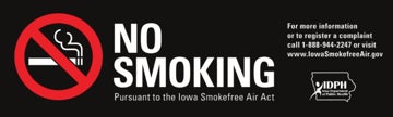 Picture of Iowa No Smoking 6150602