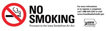 Picture of Iowa No Smoking 6150607