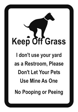 Picture of Dog Poop Signs 862133749