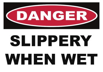 Picture of Slippery When Wet Signs 861424306