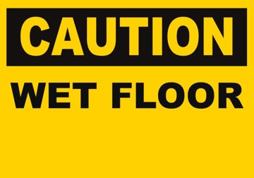 Picture of Slippery When Wet Signs 861424411