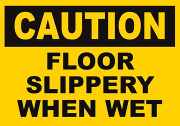 Picture of Slippery When Wet Signs 861424413