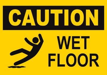 Picture of Slippery When Wet Signs 861424415
