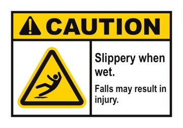 Picture of Slippery When Wet Signs 861424429